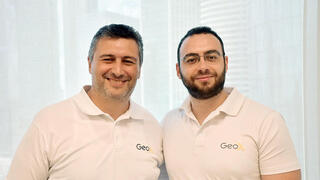 מייסדי Geox מימין איציק לביא המנכל ו אלי לביא